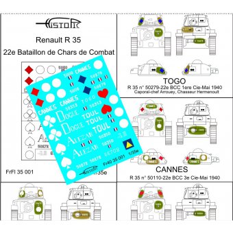 Renault R 35 - 22e Bataillon de Chars de Combat