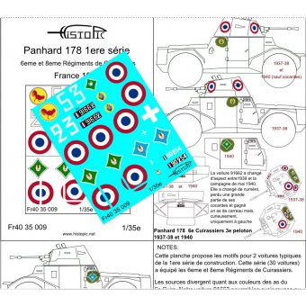 Panhard 178 1ere série  6e et 8e Cuirassiers