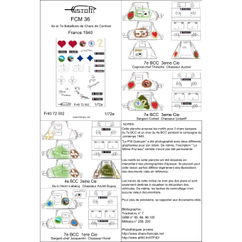 FCM 36  4e et 7e BCC   France 1940