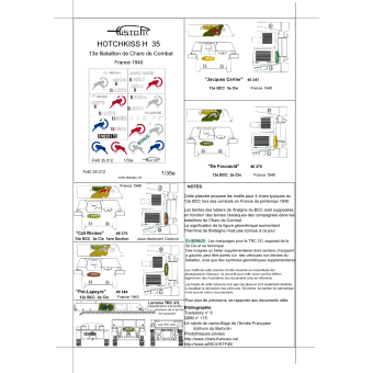 Hotchkiss H 35  13e BCC  1940