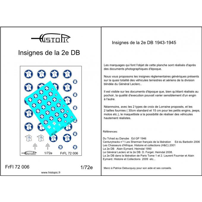 Insignes de la 2e DB