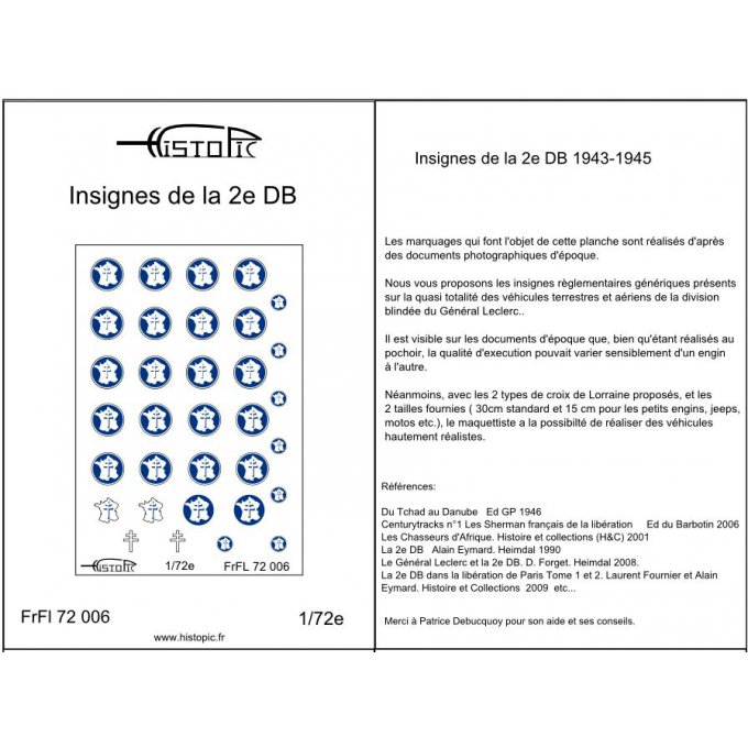 Insignes de la 2e DB