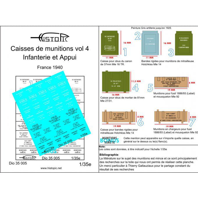  Munitions vol 4.  Munitions pour armes d'infanterie et d'appui