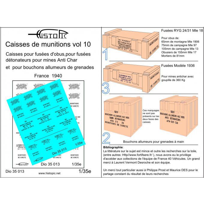 Munitions Vol 10    Caisses pour fusées et percuteurs