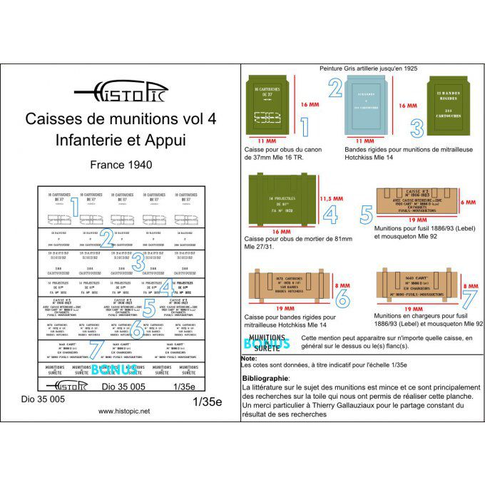  Munitions vol 4.  Munitions pour armes d'infanterie et d'appui