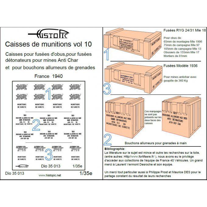 Munitions Vol 10    Caisses pour fusées et percuteurs