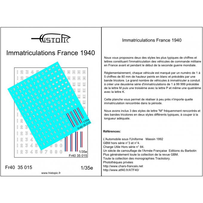 Immatriculations militaires France 40