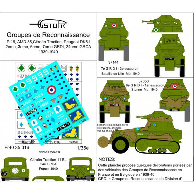 Groupes de reconnaissance  GRDI-GRCA