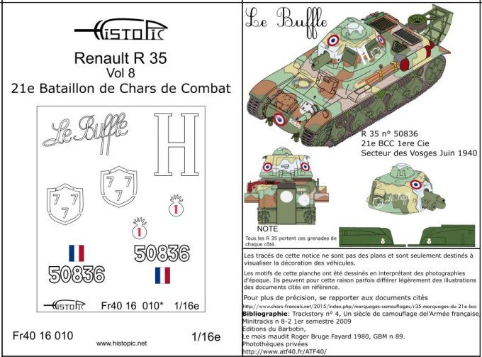 R 35 "Le Buffle" 21e BCC