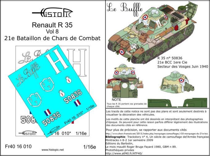 R 35 "Le Buffle" 21e BCC