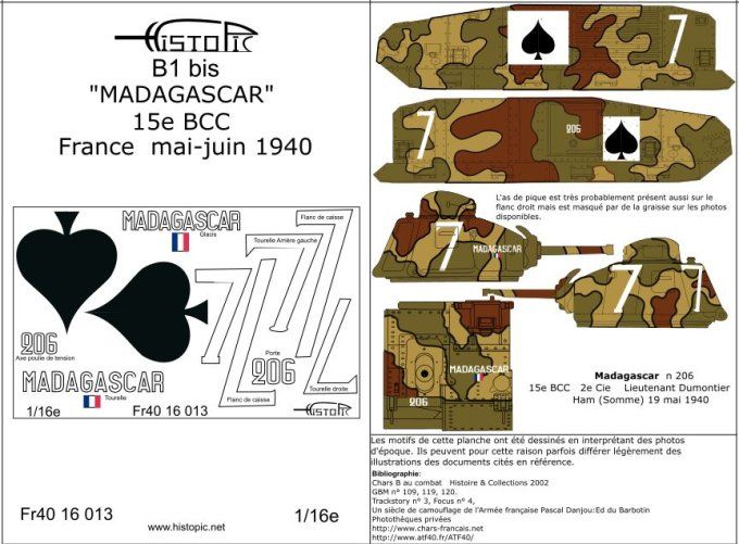 B1 bis "Madagascar" 15e BCC France 1940
