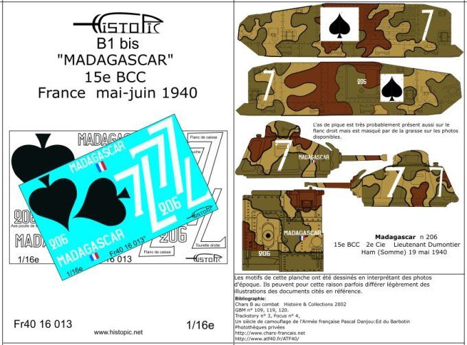 B1 bis "Madagascar" 15e BCC France 1940