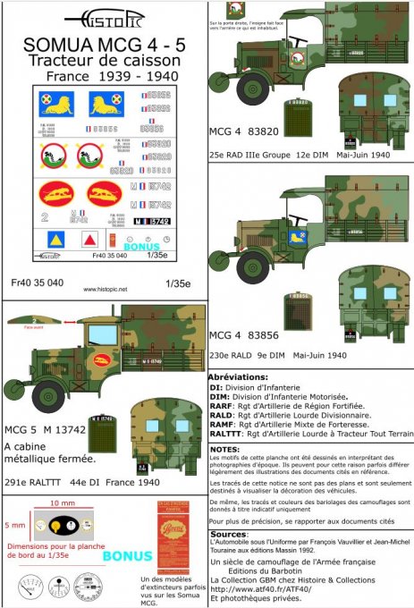 Somua MCG 4-5 Tracteur de caisson pour 155 CS 17
