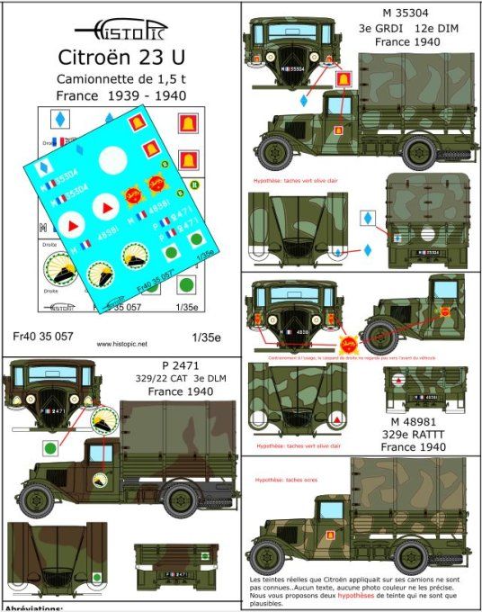 Citroën U 23  (ailes plates)