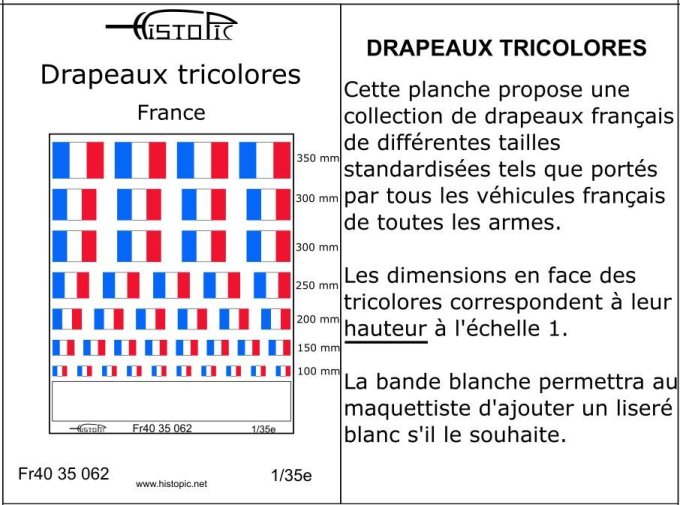 Drapeaux tricolores 