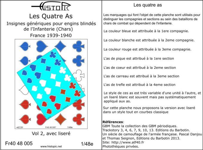 As de tourelle avec liseré