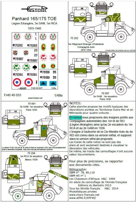 Panhard 165/175 TOE   Légion Etrangère, 1er RCA, 3