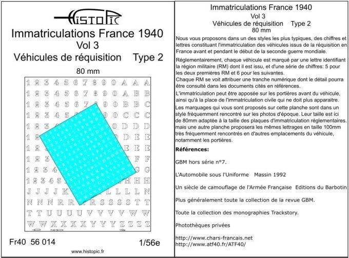 Immatriculation pour véhicules de réquisition vol 2