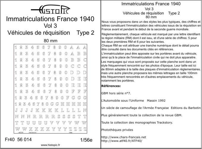 Immatriculation pour véhicules de réquisition vol 2