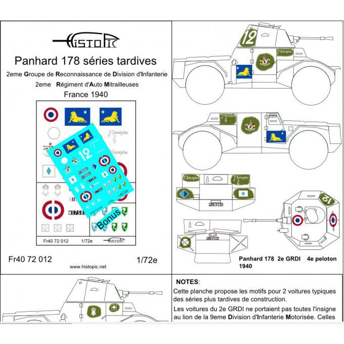 Panhard 178  séries tardives