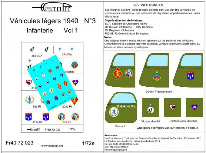 Insigne d'Infanterie Vol 1