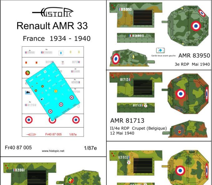 Renault AMR 33  France 1934-1940