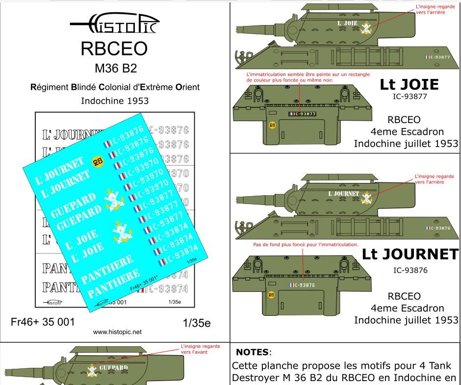 M 36B2 Tank Destroyer  RBCEO  Indochine