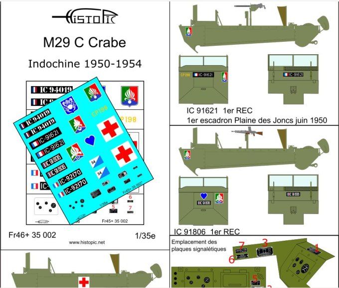 Crabe M 29 C en Indochine