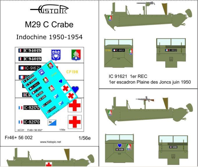 Crabe M 29 C en Indochine