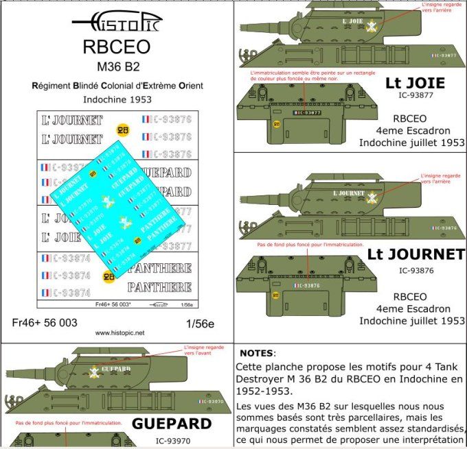 M 36B2 Tank Destroyer  RBCEO  Indochine