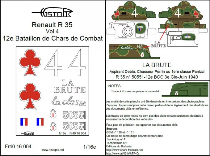 Renault R 35  "La Brute"  12e BCC