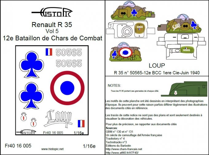 Renault R 35  "Loup"  12e BCC