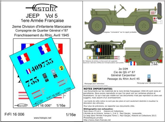 Jeep 2e Division d'Infanterie Marocaine