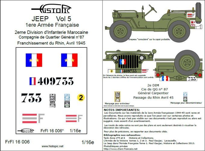 Jeep 2e Division d'Infanterie Marocaine