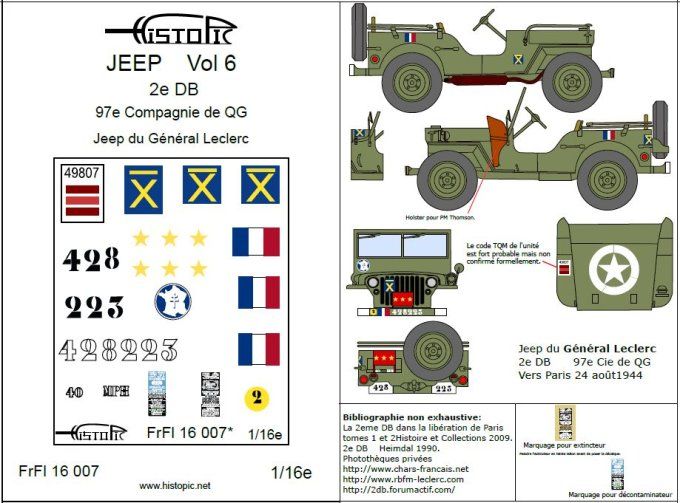 Jeep du Général Leclerc, 2e DB