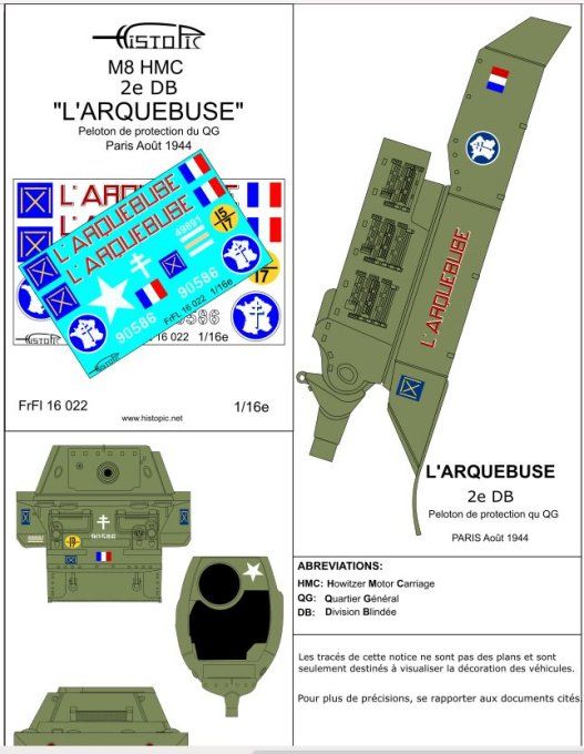 M8 HMC 2e DB "L'Arquebuse" Peloton de protection du QG