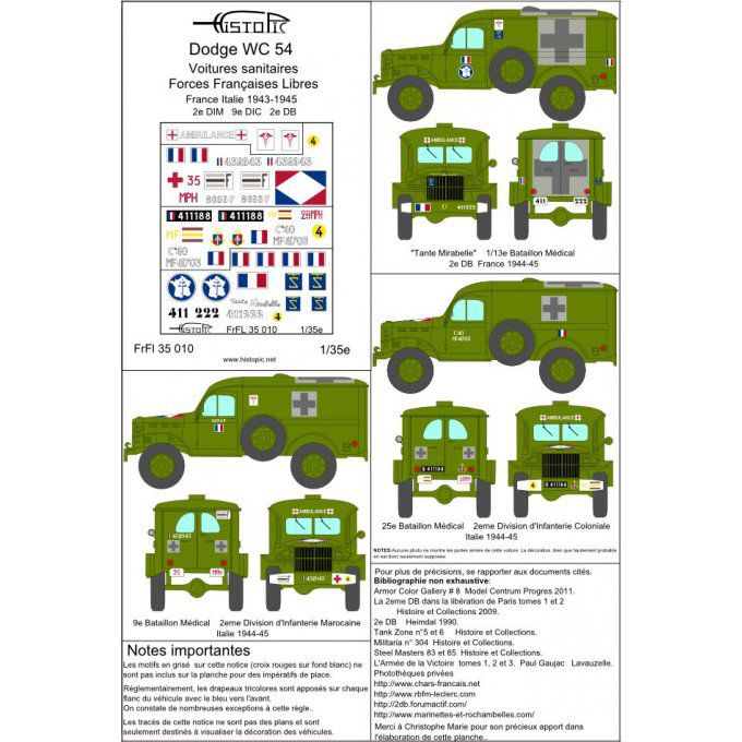 Dodge WC 54 sanitaire Forces Françaises Libres