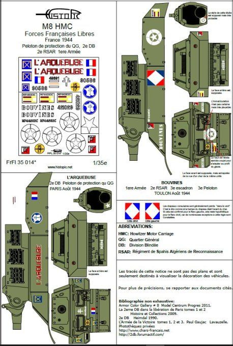 M8 HMC 2e DB, 1ere Armée