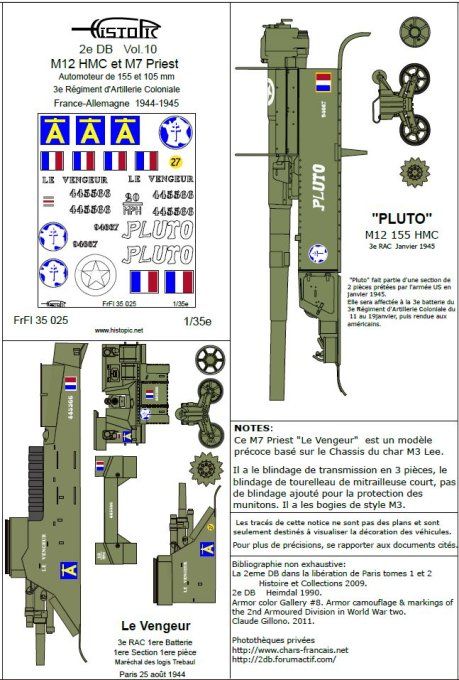 2e DB  3e RAC  M12 155mm HMC et M7 Priest