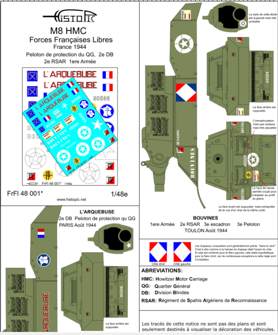 M8 HMC 2e DB, 1ere Armée