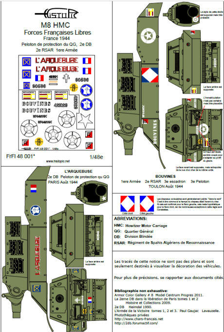 M8 HMC 2e DB, 1ere Armée