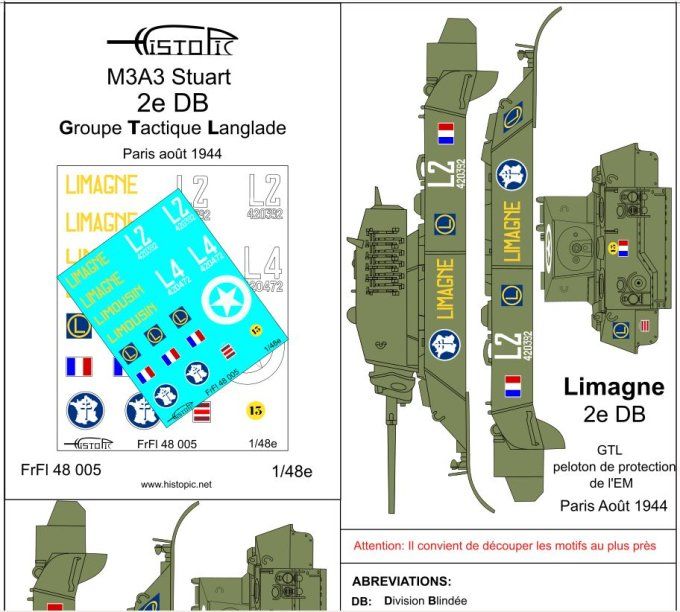 M3A3 Stuart  2e DB  GTL