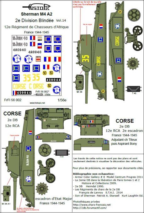 Sherman M4A2 12e RCA  2e DB