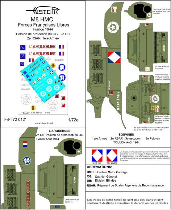 M8 HMC 2e DB, 1ere Armée