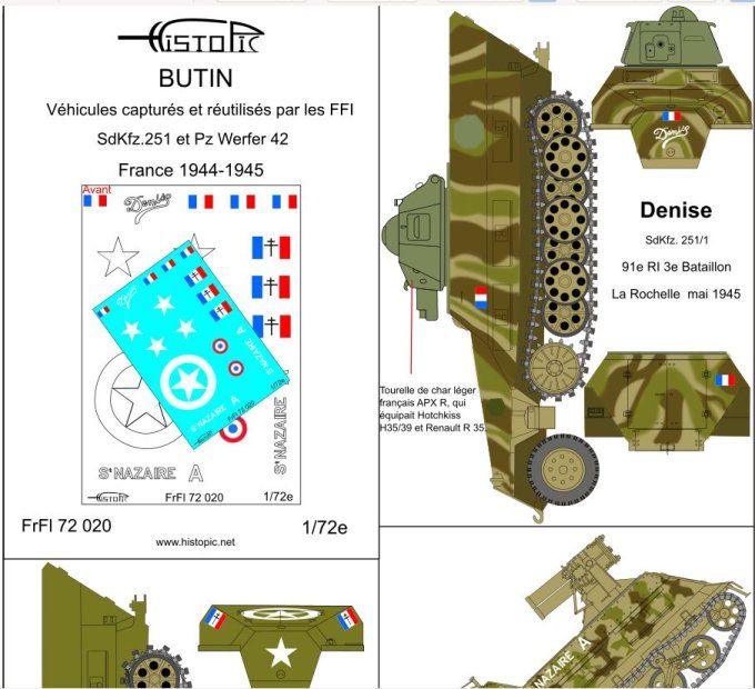 BUTIN  Véhicules ennemis capturés FFI